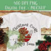 SET OF 6 Children's Christmas Shirt - DIGITAL FILE FOR SUBLIMATION - Image 3