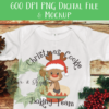 SET OF 6 Children's Christmas Shirt - DIGITAL FILE FOR SUBLIMATION