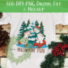 SET OF 6 Children's Christmas Shirt - DIGITAL FILE FOR SUBLIMATION - Image 4