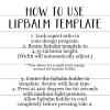 Set of 5 Valentine Plaid Lip Balm Templates - DIGITAL FILE FOR SUBLIMATION - Image 7