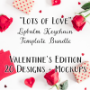 Set of 20 Valentine Lip Balm Templates - DIGITAL FILE FOR SUBLIMATION