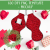 Set of 5 Lovely Lip Balm Templates - DIGITAL FILE FOR SUBLIMATION