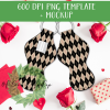 Set of 5 Valentine Plaid Lip Balm Templates - DIGITAL FILE FOR SUBLIMATION - Image 4