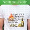 Tried to be A Gentleman Campfire Wine Duo - DIGITAL FILE FOR SUBLIMATION - Image 2