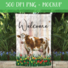 Farmhouse Animal Garden Flag Bundle - DIGITAL FILE FOR SUBLIMATION - Image 5
