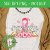 The Lord Will Fight Breast Cancer Awareness - Walk Through Fire - DIGITAL FILE FOR SUBLIMATION
