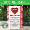 Nurse Prayer Design Trio - DIGITAL FILE FOR SUBLIMATION - Image 3