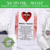 Nurse Prayer Design Trio - DIGITAL FILE FOR SUBLIMATION - Image 2