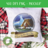 Oh Come Let Us Adore Him Snowglobe - DIGITAL FILE FOR SUBLIMATION