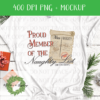 Proud Member of the Naughty List - DIGITAL FILE FOR SUBLIMATION