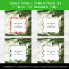 Square Benelux Frame Overlay Set - 4 Styles - 120 Frames