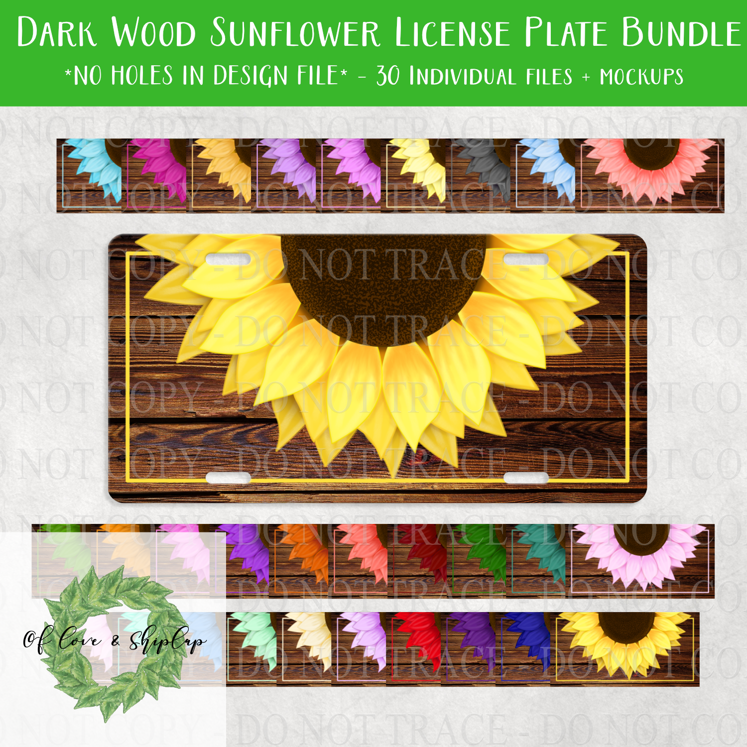 DIGITAL FILE Teal Sunflower Pot Holder Sublimation Design Template