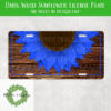 Dark Wood Sunflower w. Border License Bundle -30 Files- DIGITAL DESIGN FOR SUBLIMATION - Image 5