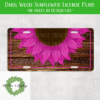 Dark Wood Sunflower w. Border License Bundle -30 Files- DIGITAL DESIGN FOR SUBLIMATION - Image 6