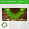Dark Wood Sunflower w. Border License Bundle -30 Files- DIGITAL DESIGN FOR SUBLIMATION - Image 12
