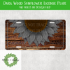 Dark Wood Sunflower w. Border License Bundle -30 Files- DIGITAL DESIGN FOR SUBLIMATION - Image 19