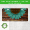 Dark Wood Sunflower w. Border License Bundle -30 Files- DIGITAL DESIGN FOR SUBLIMATION - Image 21