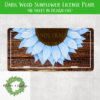 Dark Wood Sunflower w. Border License Bundle -30 Files- DIGITAL DESIGN FOR SUBLIMATION - Image 22