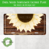 Dark Wood Sunflower w. Border License Bundle -30 Files- DIGITAL DESIGN FOR SUBLIMATION - Image 29