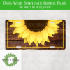 Dark Wood Sunflower w. Border License Bundle -30 Files- DIGITAL DESIGN FOR SUBLIMATION - Image 3