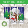 Drunk Santa "Let's Get Blitzened" Skinny Tumbler - DIGITAL FILE FOR SUBLIMATION