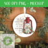 Memorial Christmas Lantern - DIGITAL FILE FOR SUBLIMATION