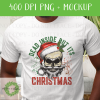 Dead Inside But It's Christmas Skeleton Santa - DIGITAL FILE FOR SUBLIMATION