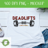 Deadlifts and Pizza - DIGITAL FILE FOR SUBLIMATION