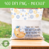 Sleeping Giraffe Nursery Rhyme Book Pillow - DIGITAL FILE FOR SUBLIMATION